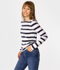 Longsleeve damski w paski HILARY 6040 STRIPES