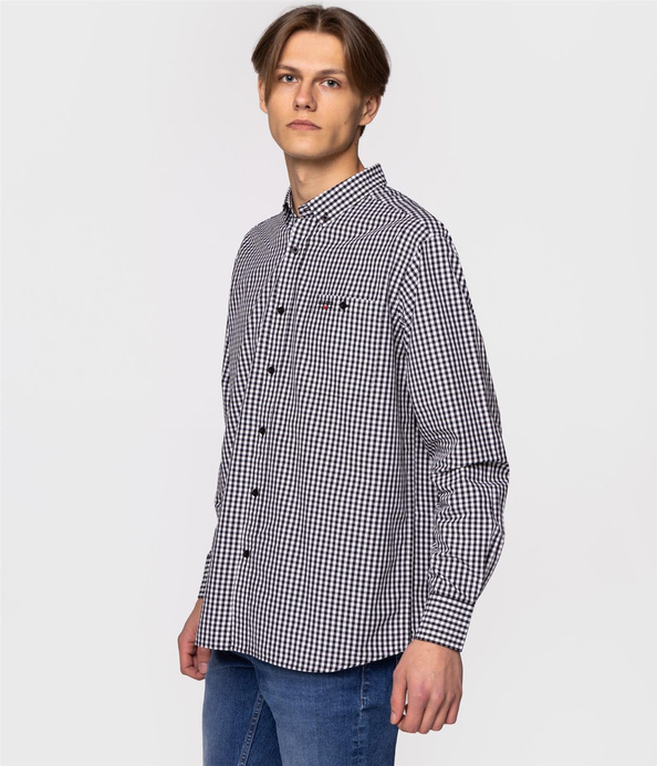 Koszula comfort NEW TENBY LK35 BLACK