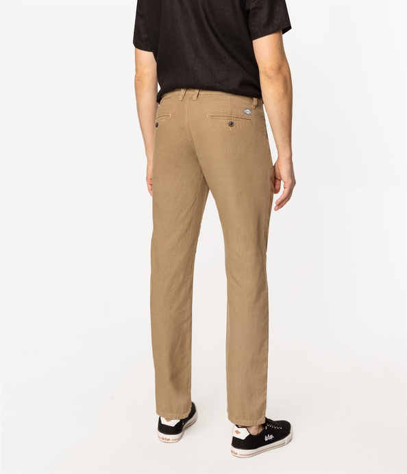 Lniane spodnie męskie GALATA 3600 COVERT GREEN