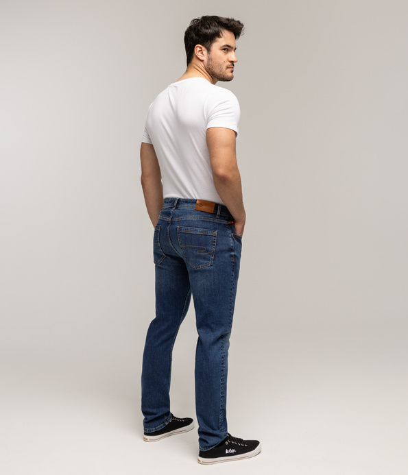 Jeansy męskie slim NORRIS 2424 DARK USED