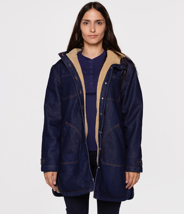 Jeansowa ocieplana kurtka DAGMA 2023 STONE