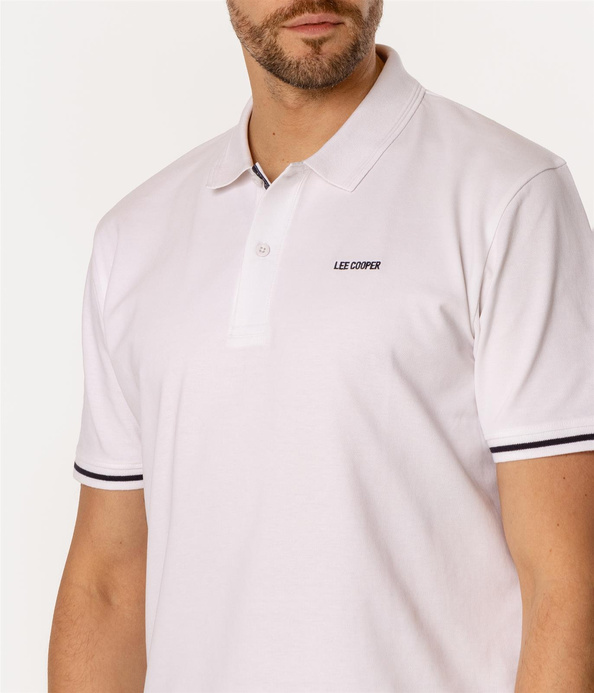 Koszula polo męska regular TOMM 5026 WHITE