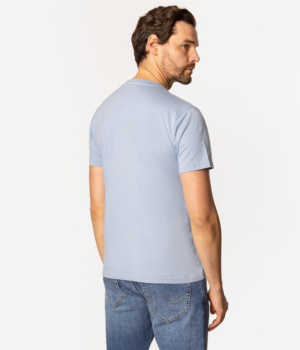 T-shirt męski z nadrukiem SLOG3 1160 SOFT CHAMBRAY