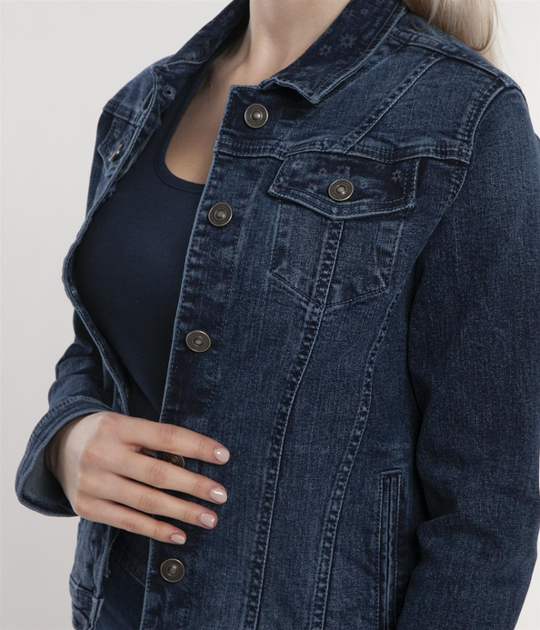 Jeansowa kurtka damska AYAKA 3300 DARK WASH