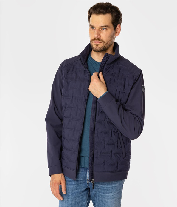 Pikowana kurtka przejściowa NIKO 2424 NAVY