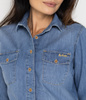 Jeansowa koszula damska JANET 2499 BRUSHED USED