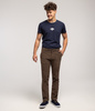 Spodnie męskie chino straight DREK 4161 FUNGI