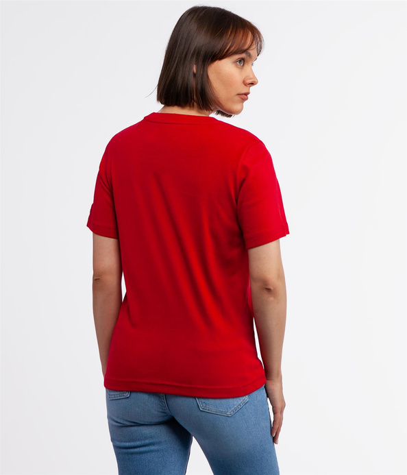 T-shirt z bawełną organiczną OLENA 4048 RED