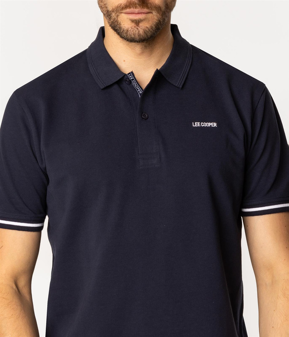 Koszula polo męska regular TOMM 5026 NAVY BLAZER