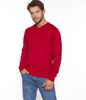 Sweter męski z bawełny organicznej ADAM ORGANIC RED