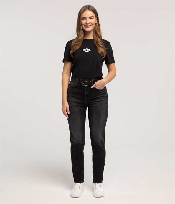Jeansy damskie mom jeans MATEA 3237 BLACK USED