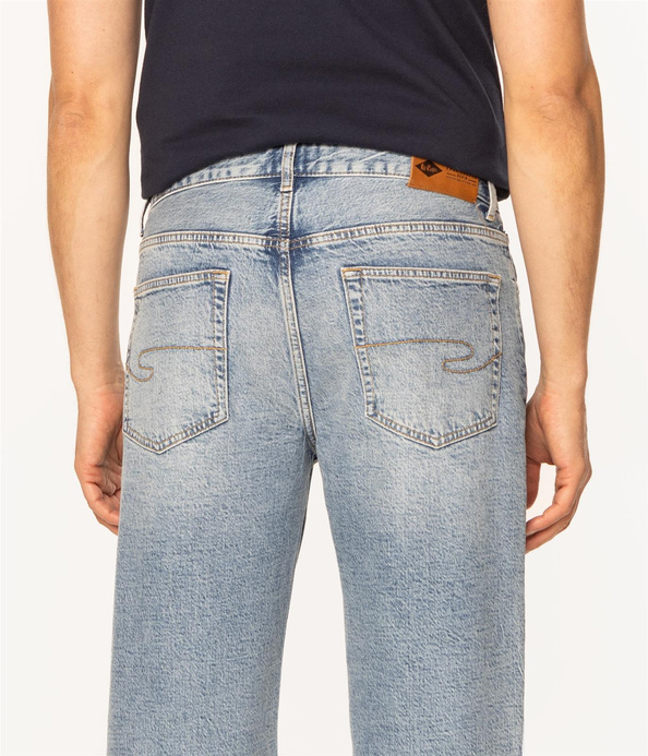Jeansy męskie straight LUIS 3148 LIGHT USED