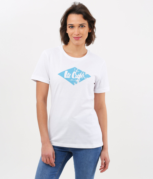 T-shirt unisex z logo UNI LOGO SCRIPT2 2020 WHITE