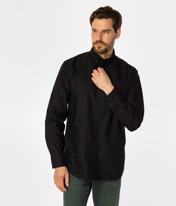 Koszula męska comfort LLOYD OXFORD BLACK
