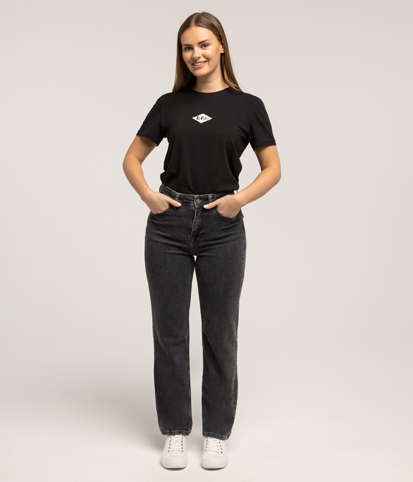 Jeansy damskie straight PARIS 9840 GREY STONE