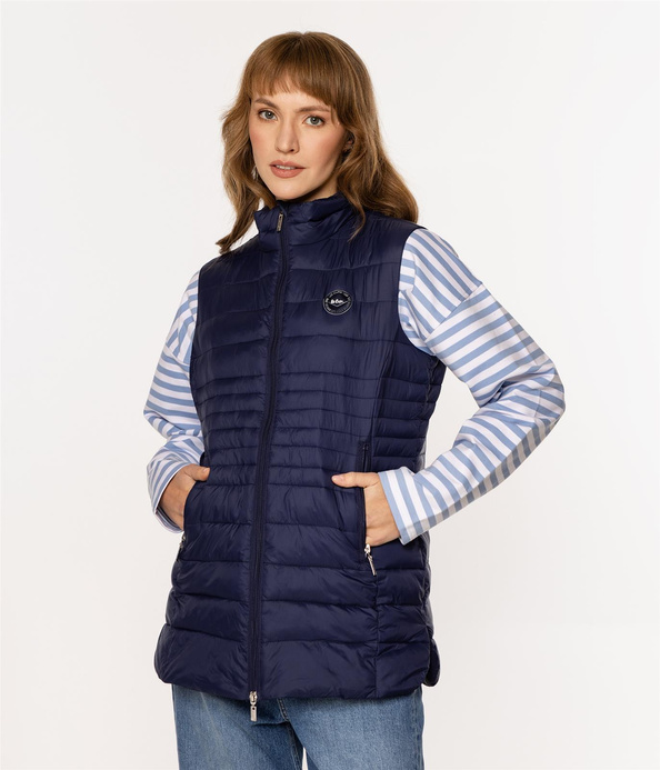 Kurtka damska z kamizelką i kapturem VALERIA 7000 NAVY