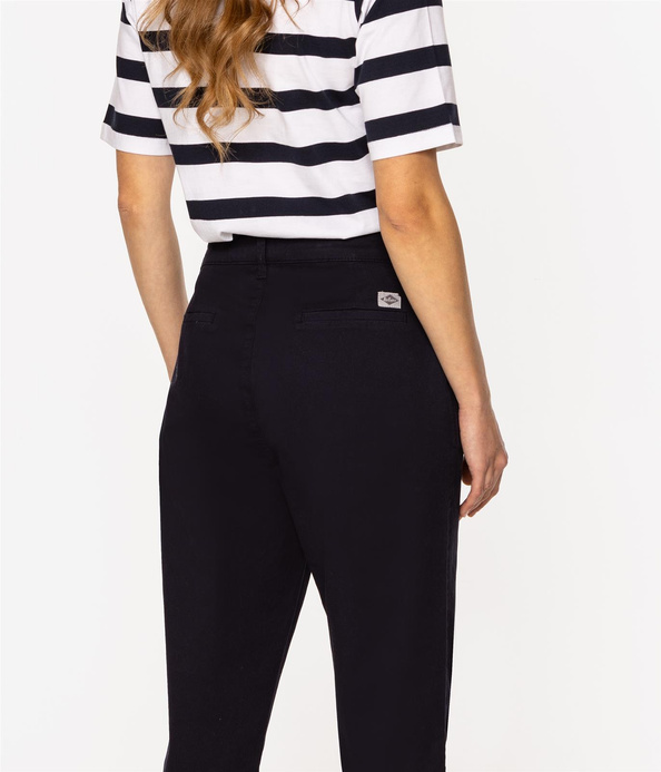 Spodnie damskie niedenimowe mom chino MELLO 3720 NAVY