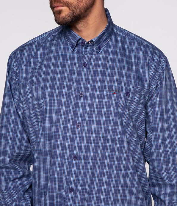 Koszula męska comfort NEW TENBY KL19 BLUE