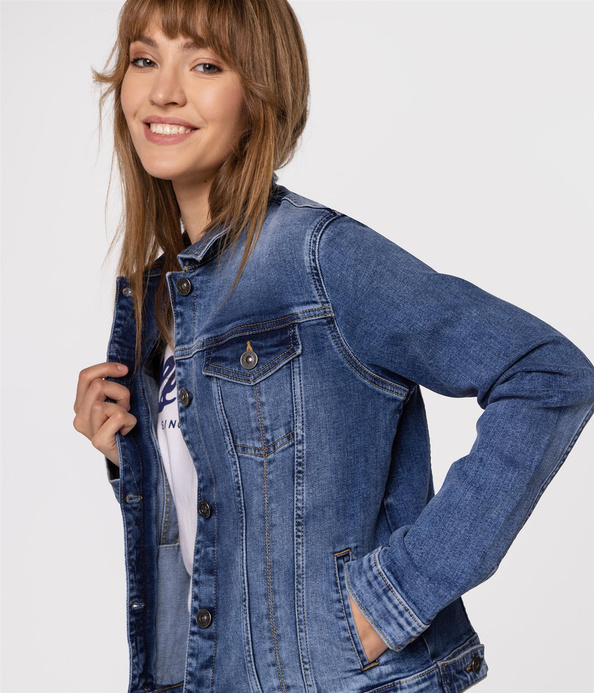 Jeansowa kurtka FABIA 1223 BRUSHED USED