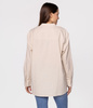 Koszula oversize z lnem LISA 2060 BEIGE