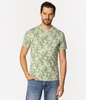 T-shirt męski z nadrukiem LEMON 3170 CAMEO GREEN