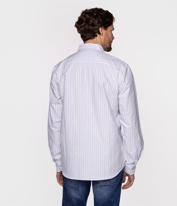 Koszula regular w paski ROGER 8790 LIGHT BLUE