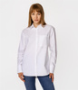 Koszula damska oversize LENA OXFORD WHITE