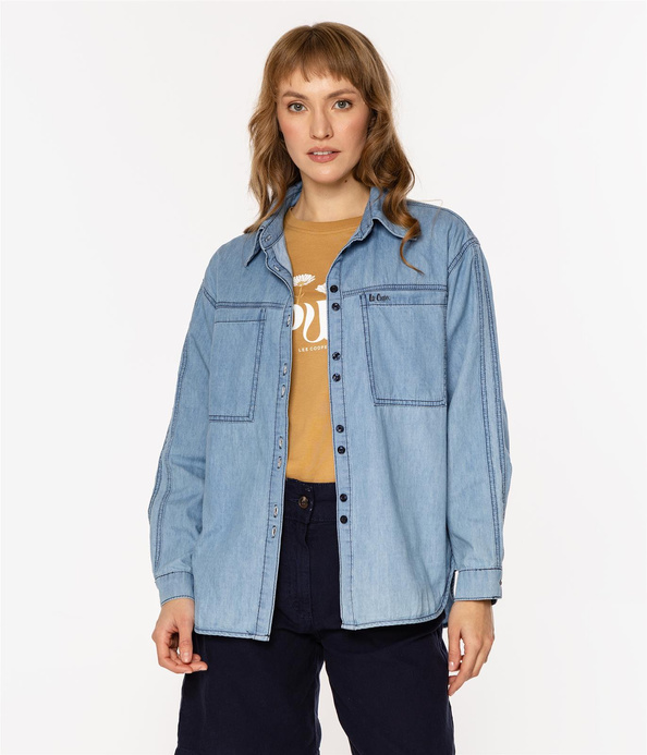 Denimowa koszula damska PARLA 5015 BRUSHED USED