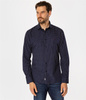 Koszula meska slim z mikroprintem WINDSOR 62MP NAVY