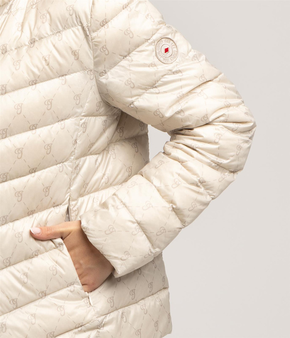 Puchowa kurtka ALIA 9010 BEIGE