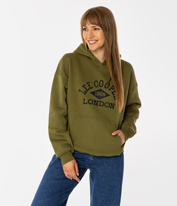 Bluza unisex z kapturem LOGO 2975 SPHAGNUM