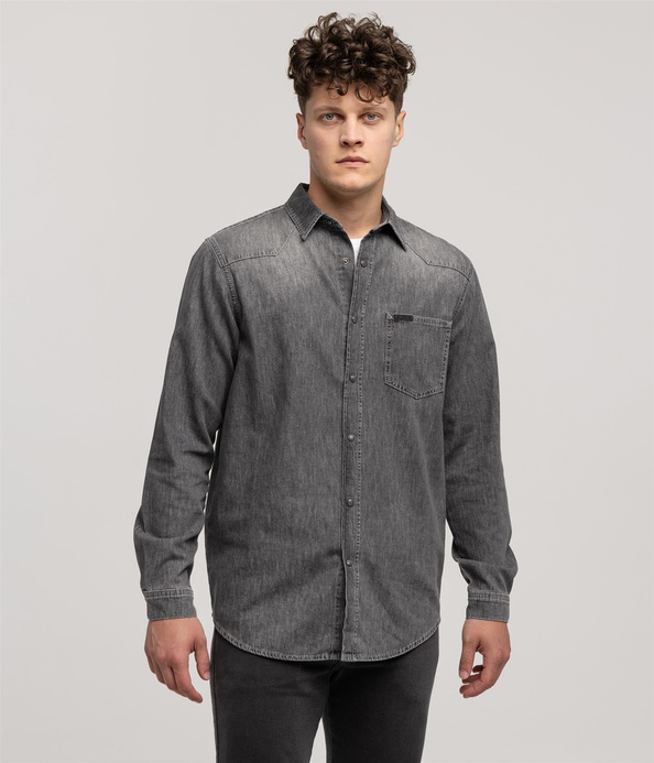 Koszula jeansowa KADES 3213 GREY