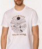 T-shirt męski z nadrukiem ADVENTURE 1145 WHITE