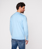 Sweter męski z bawełny organicznej ADAM ORGANIC SKY BLUE