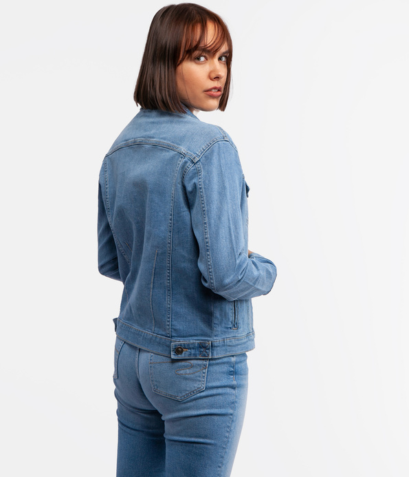 Jeansowa kurtka FABIA 1570 LIGHT BRUSHED