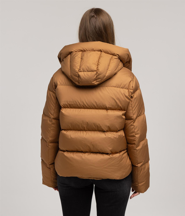 Puchowa kurtka LESLIE 9010 BROWN SUGAR