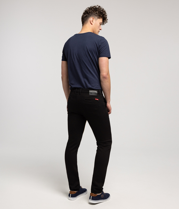 Jeansy męskie slim GENOVA 1902 BLACK