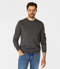 Sweter męski regular z wełną merino LOKI MERA GREY MELANGE