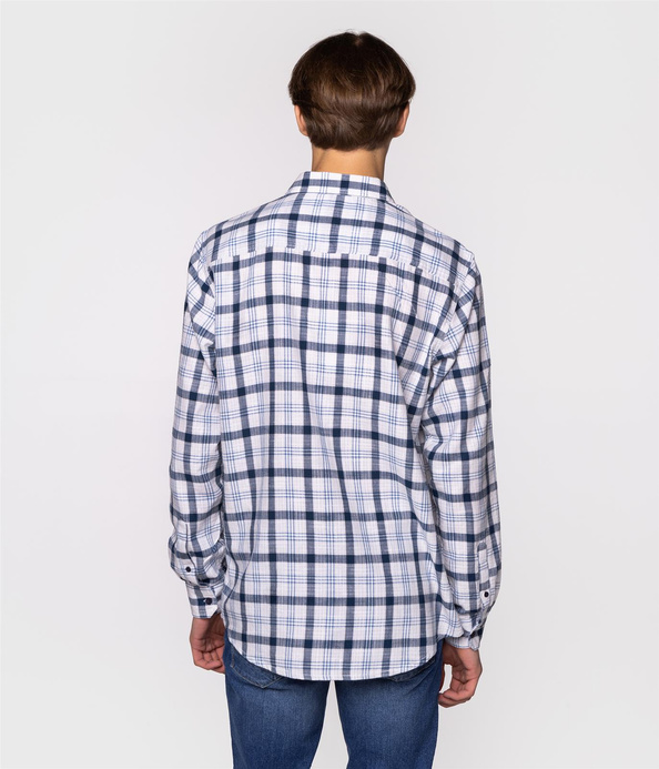 Koszula w kratkę SCOTT 5701 WHITE