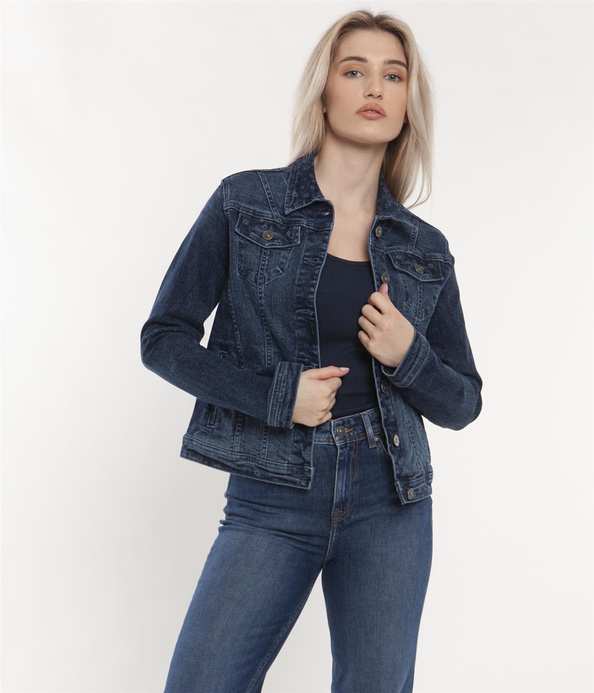 Jeansowa kurtka damska AYAKA 3300 DARK WASH