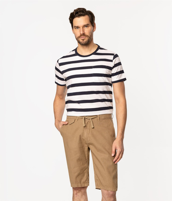 Bermudy męskie regular MODLIN 3600 COVERT GREEN