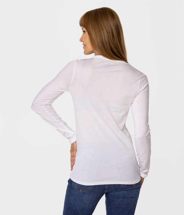Longsleeve damski HELIA 1010 WHITE