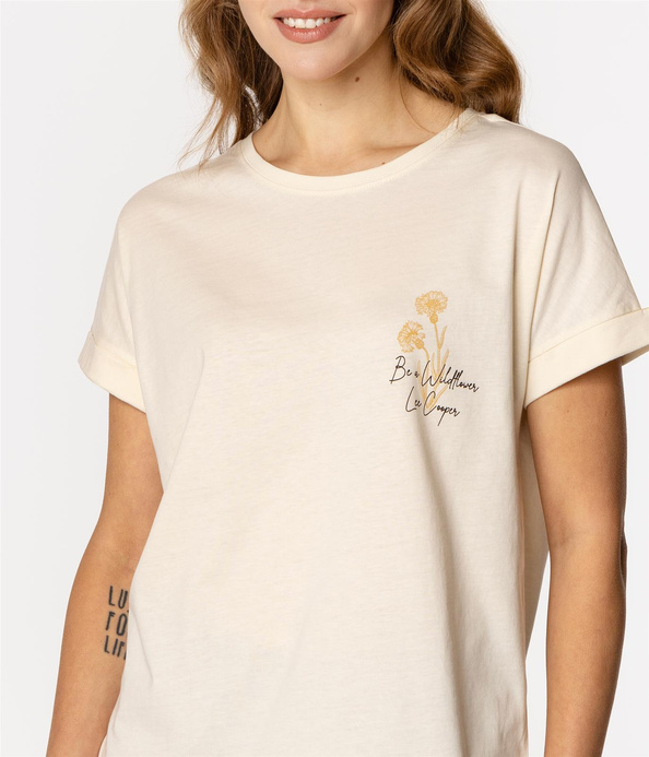 T-shirt damski z nadrukiem WILDFLOWER 1160 SOLITARY STAR