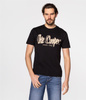 T-shirt slim LOGO DRAW 1010 BLACK