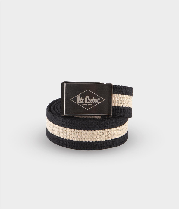 Parciany pasek z klamrą LCJ022 NERO SABIA