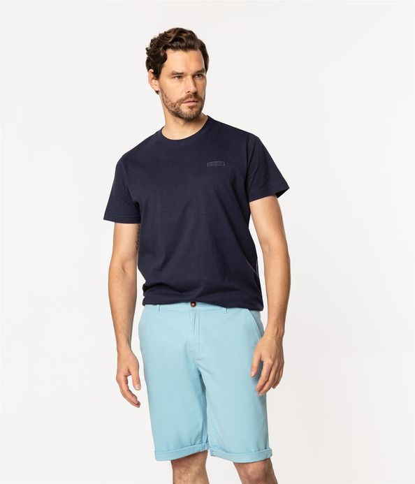 Bermudy męskie regular MATT 9802 CABANA BLUE