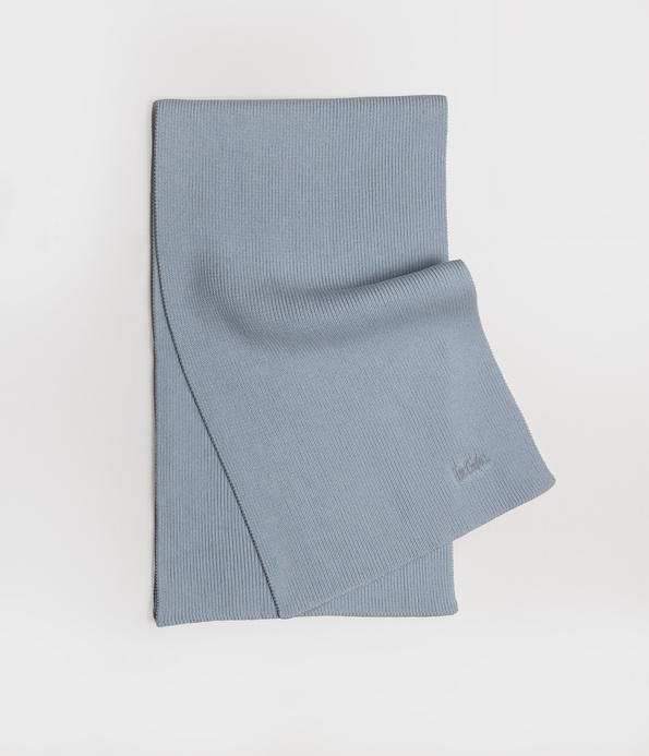 Komplet z kaszmirem czapka zimowa damska i szalik 9011 LIGHT BLUE