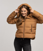 Puchowa kurtka LESLIE 9010 BROWN SUGAR