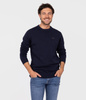 Sweter męski z bawełny organicznej BILL ORGANIC NAVY