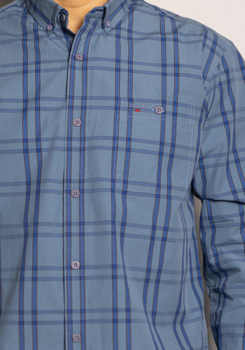 Koszula męska comfort NEW TENBY 06KZ CORONET BLUE